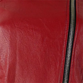 Veste rouge en simili cuir - femme - Zara - taille M - Très bon état - Photo 3